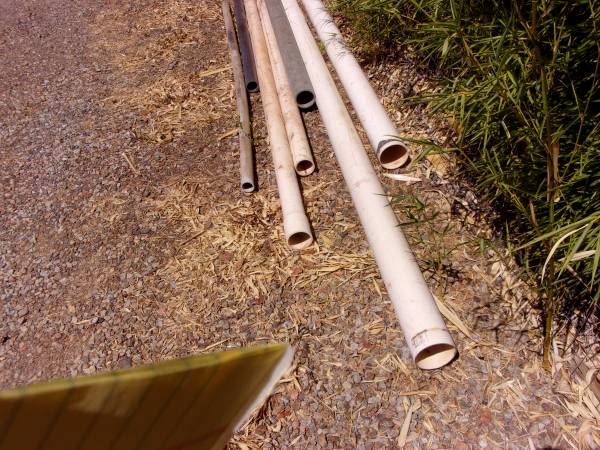 WHITE PVC  PIPE DIFFERENT SIZES 1