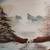 Thomas Kinkade 'Winter Wonderland' Painting 5 thumbnail