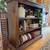 Large Vintage Solid Wood Cottagecore Bookcase 3 thumbnail