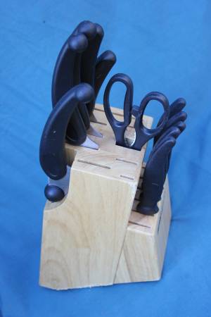 Wood Block Knife Sets 1