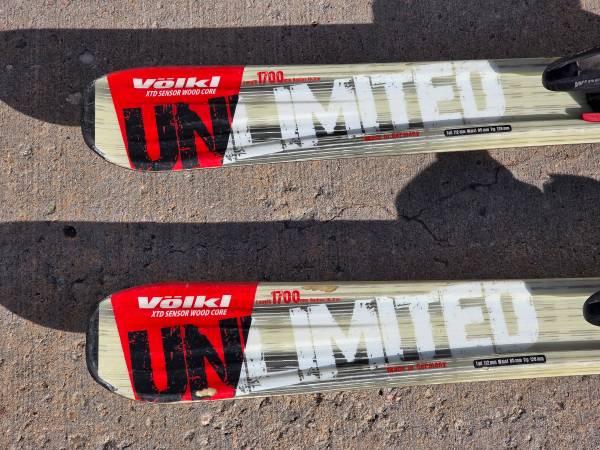 スキー Volkl UNLIMITED AC50 170cm Volkl Unlimited AC50 Skis 170mm