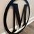 4 "M" Initial Home Decor, Wall Art, Door Hanging, Jewelry & Makeup Bag 16 thumbnail