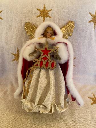 ANGEL CHRISTMAS TREE TOPPER or CENTERPIECE 1