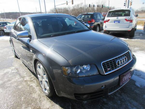2004 Audi S4 AWD Sedan - 6 Speed Manual - Loaded - Low Miles - Special - $4,900 (Pre-Owned Autos of Des Moines)63613538317953123