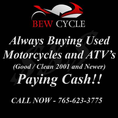 Paying CASH for Clean Newer Motorcycles 1