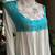 NEW Wearable Art Women tunic dress, white cotton, embroidered floral 14 thumbnail