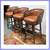 New Palecek Sullivan Swivel Bar Stools, Set Of Three 2 thumbnail