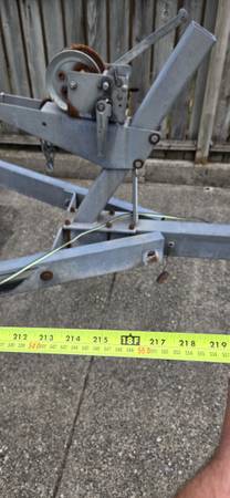 Remolque para barco con doble eje galvanizado / Conversión de plataforma plana - $1.000 (Auburn)63471462363777123