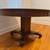 Round Wood Pedestal Table (Possibly Quarter Sawn Tiger Oak) 1 thumbnail