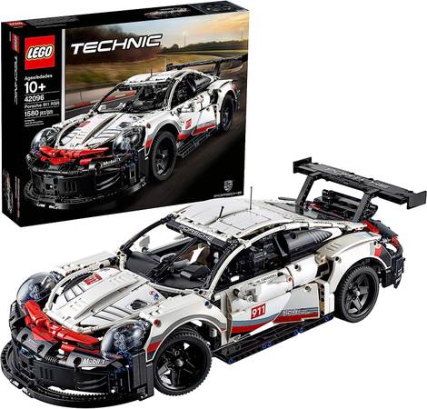 LEGO Technic Porsche 911 RSR Race Car Kit 42096 (1,580 pieces) 1