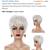 Sallcks Short White Pixie Wig for Women Party Dress Up 4 thumbnail