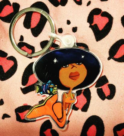 Mermaid Keychain by Stacy Todd - starring Sapphire Starr of Aquabobbles Neptune' - $3 (Bothell)63444089684739120