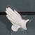 Praying Hands Statue 3D Religious Sculpture Christian Prayer Decor Gla 3 thumbnail