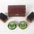 Vintage Mid-Century SWANK "Travel Shoe Polishing Kit" 2 Brushes/Cloth 1 thumbnail