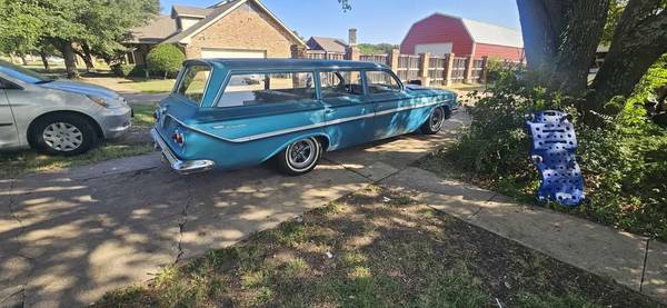 1961 Chevy Parkwood 4 door wagon running project - $12,500 (Sachse)63483973881091123