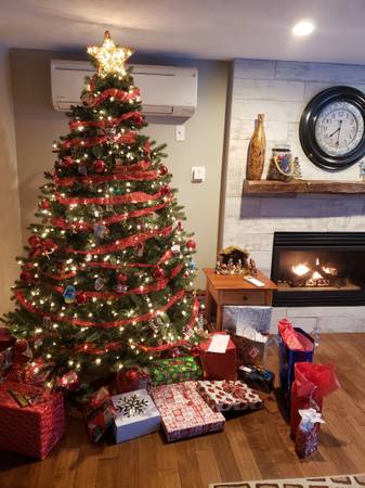 Prelit Artificial Christmas Tree 7 ft 1