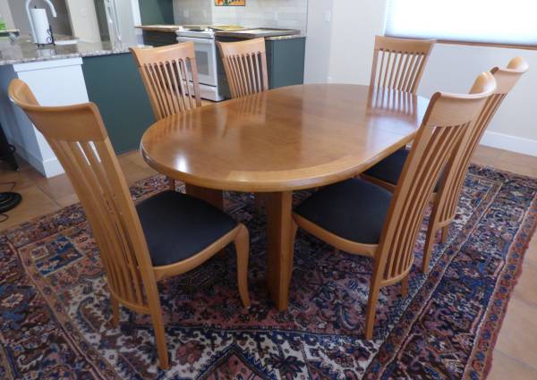 Dining room table and chairs 1