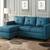 Blue PHELPS Sofa/Chaise 1 thumbnail