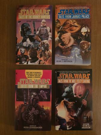 Set of 4 1990's Star Wars ''Tales...'' paperback books brand new 1