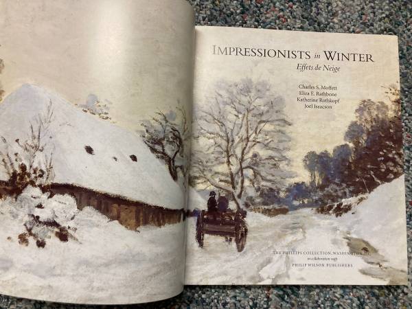 Art coffee table book: Impressionists in Winter 1