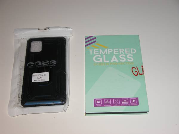 Protective Case and Screen Protector for Samsung Galaxy A51 and A71 - NEW 1