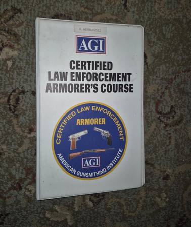 DVD ARMORER CERTIFICATION BOOK 1