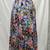 Vintage Work Habit Pleated Purple Floral Midi Skirt - Women's 12-14 M 5 thumbnail