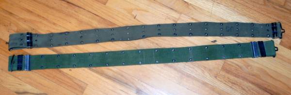 2 Vintage Authentic Military Belts 1