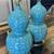 ARTERIOR LACEY TABLE NIGHTLIGHT TURQUOISE CERAMIC LAMP COASTAL 1 thumbnail