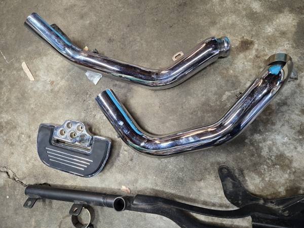 Harley Fxr fxrd new exhaust pipes !!!   &***& 1