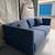 Plush Navy Blue Modular Sectional Sofa Couch 3 thumbnail