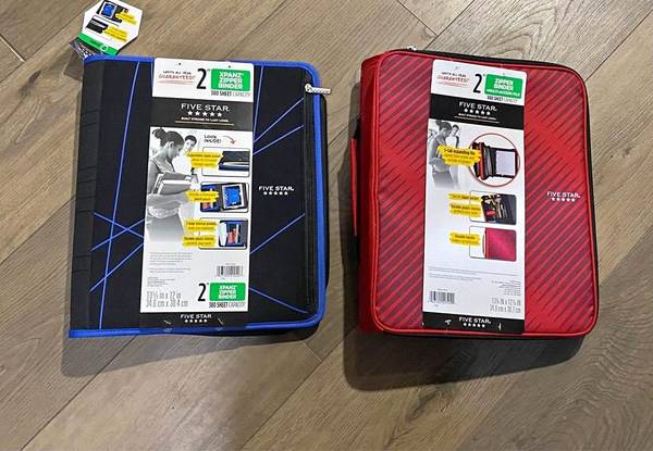NEW 2” Zippered Binders 1