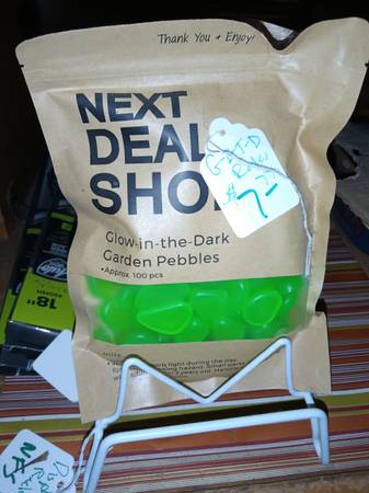 glow - in - the - dark garden pebbles 1