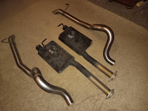 Flowmaster 87 to 93 Mustang GT rear pipes FOXBODY 1