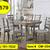 Black Friday Sale! ~ 7 Pcs Dining Sets ~ Table + 6 Chairs (Under $900) 6 thumbnail