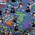 Hmong village folk tapestry - hand embroidered textile art - Thailand 5 thumbnail