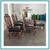 Guy Chaddock Melrose Collection Country English Black Leather Dining C 6 thumbnail