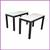 Room & Board Parson Side Tables + Quartz Top, A Pair 1 thumbnail