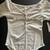 19 WHITE V NECK BODY SUIT T-SHIRT WOMENS TOP CROTCH SNAP 8 thumbnail