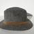 Vintage Wool Fedora Hat, Wool and Leather, Size 7 - 7 1/8 7 thumbnail