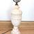Vintage White Alabaster Stone Lamp 1 thumbnail