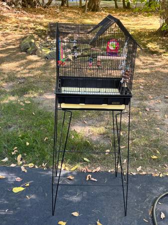 Bird cage with stand 1