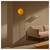 IKEA VARMBLIXT LED ORANGE ROUND GLASS TABLE/WALL LAMP DIAMETER 12" #90 3 thumbnail