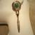 "Shield & Feather Design" Silver, Malachite and Onyx Earrings 1 thumbnail