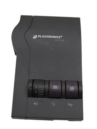 Plantronics phone headset amplifier Vista M12 1
