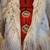 PK Pap Kik Reversible White Leather Rabbit Fur Coat Floral Embroidered France S2 19 thumbnail