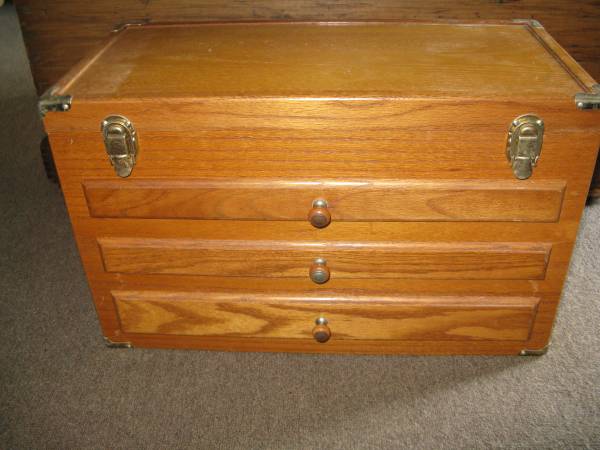 Wooden Oak Chest 1
