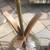 (2) Mid Century/ Danish Modern Blown glass + walnut lamps B23 11 thumbnail