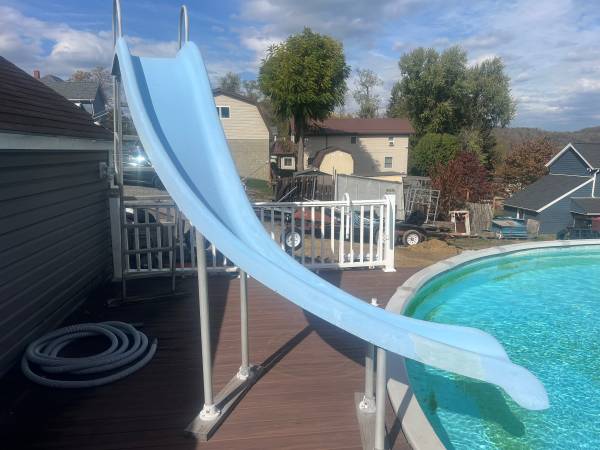 Swimming pool slide 1