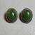 Vintage Sterling Oval Clip on Earrings 1 thumbnail